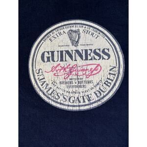 Black Sweatshirt Men’s Size XL Guinness Beer Logo Printed Ny O’neills